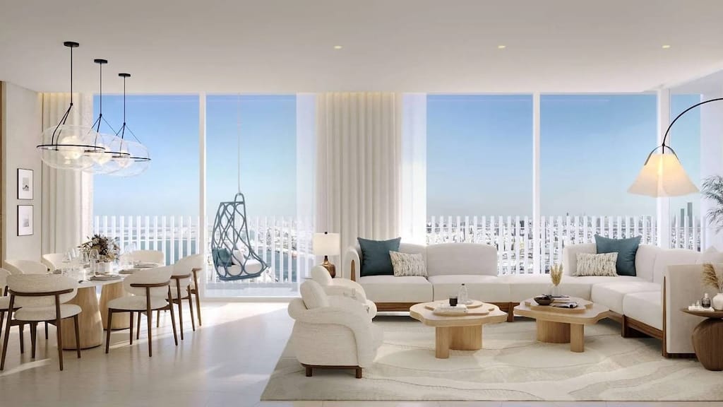 اتاق نشیمن آپارتمان ساریا دبی